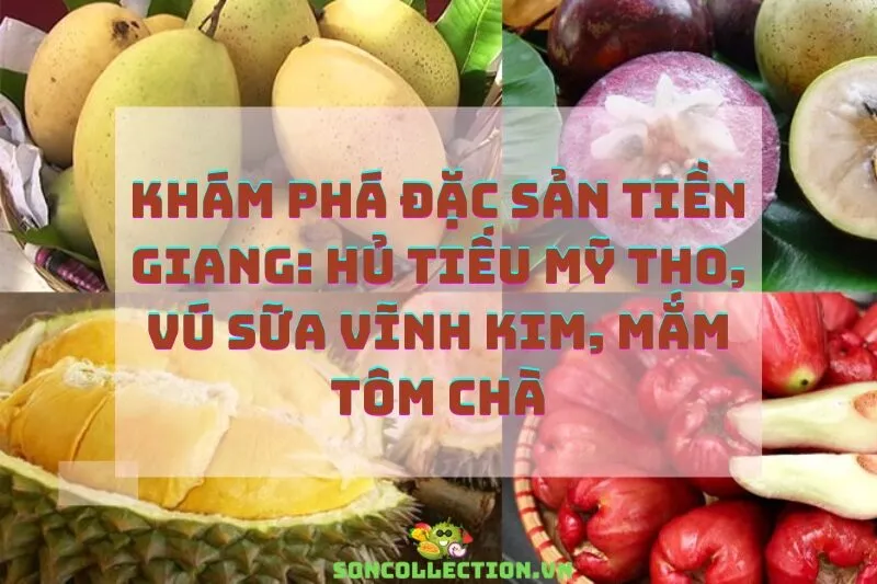 Khám phá đặc sản Tiền Giang: Hủ tiếu Mỹ Tho, Vú sữa Vĩnh Kim, Mắm tôm chà