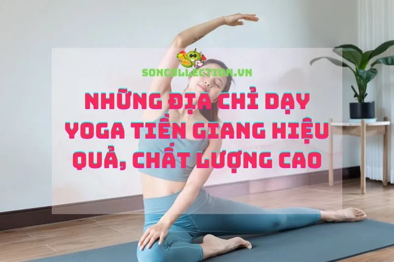 Những địa chỉ dạy Yoga Tiền Giang hiệu quả, chất lượng cao