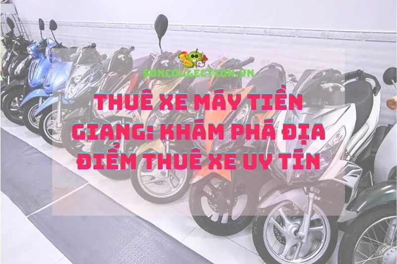 Thuê xe máy Tiền Giang: Khám phá địa điểm thuê xe uy tín