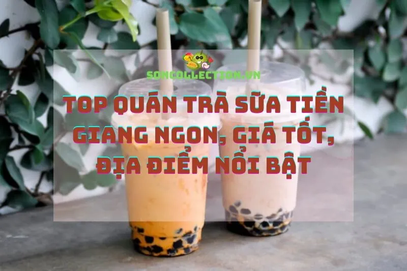 Top quán trà sữa Tiền Giang ngon, giá tốt, địa điểm nổi bật